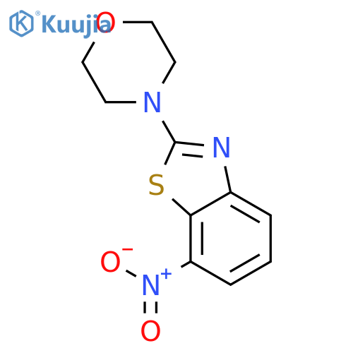 Benzothiazole, 2-(4-morpholinyl)-7-nitro- structure