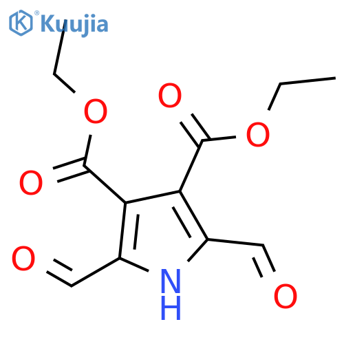 1H-PYRROLE-3,4-DICARBOXYLIC ACID, 2,5-DIFORMYL-, DIETHYL ESTER structure