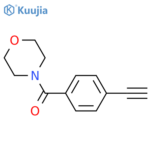 (4-Ethynylphenyl)(morpholino)methanone structure