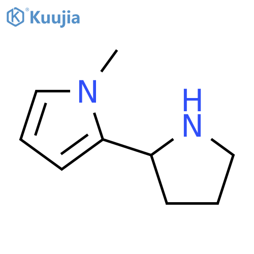 1-methyl-2-(pyrrolidin-2-yl)-1H-pyrrole structure