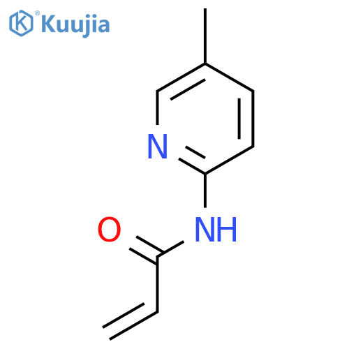 N-(5-methylpyridin-2-yl)prop-2-enamide structure