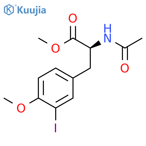 L-TYROSINE, N-ACETYL-3-IODO-O-METHYL-, METHYL ESTER structure