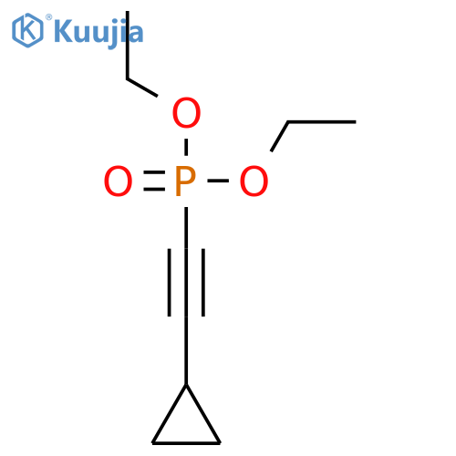 Phosphonic acid, (cyclopropylethynyl)-, diethyl ester structure