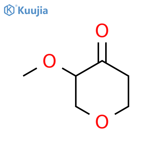 (3R)-3-methoxyoxan-4-one structure