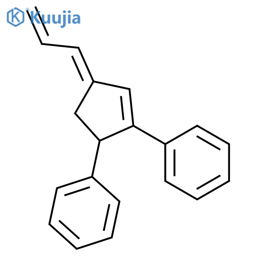 Benzene, 1,1'-[4-(2-propenylidene)-2-cyclopentene-1,2-diyl]bis- structure