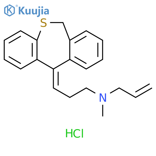 2-Propen-1-amine, N-(3-dibenzo[b,e]thiepin-11(6H)-ylidenepropyl)-N-methyl-, hydrochloride, (E)- (9CI) structure