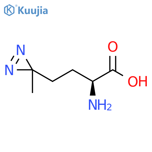 (2S)-2-amino-4-(3-methyl-3H-diazirin-3-yl)butanoic acid structure