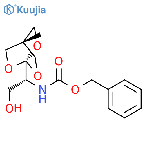 Carbamic acid,[(1R)-2-hydroxy-1-(4-methyl-2,6,7-trioxabicyclo[2.2.2]oct-1-yl)ethyl]-,phenylmethyl ester (9CI) structure