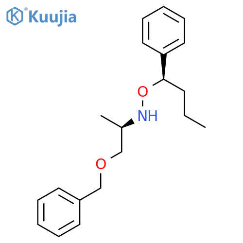 2-PROPANAMINE, N-[(1R)-1-PHENYLBUTOXY]-1-(PHENYLMETHOXY)-, (2R)- structure