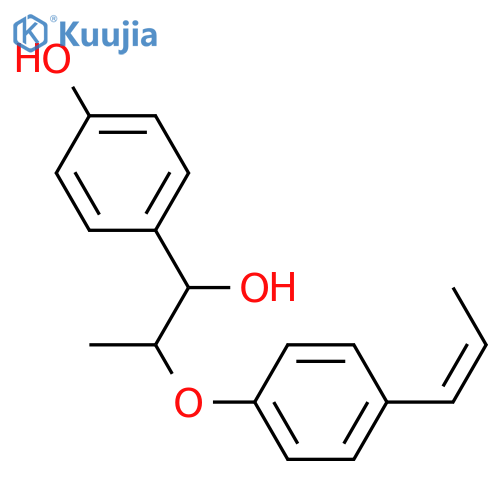 4,8'-Oxylign-7-ene-4',7'-diol; (7E,7'S,8'R)-form structure