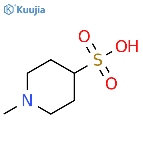 1-methyl-4-Piperidinesulfonic acid structure