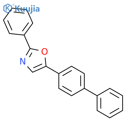 5-[1,1'-biphenyl]-4-yl-2-phenyloxazole structure