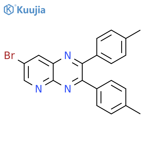 Pyrido[2,3-b]pyrazine, 7-bromo-2,3-bis(4-methylphenyl)- structure