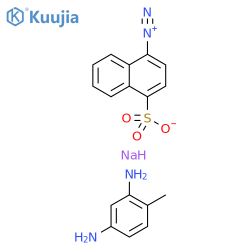 1-naphthalenediazonium, 4-sulfo-, hydroxide, inner salt, reaction products with 4-methyl-1,3-benzenediamine, sodium salts structure