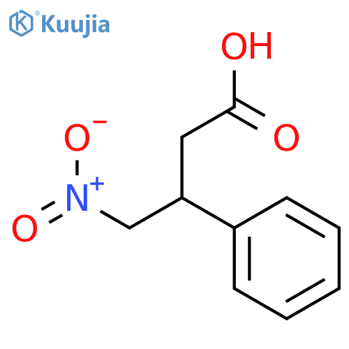 Benzenepropanoic acid, β-(nitromethyl)-, (βS)- structure