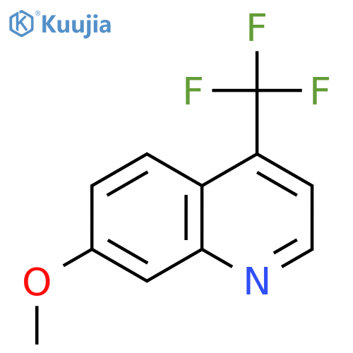 Quinoline, 7-methoxy-4-(trifluoromethyl)- structure