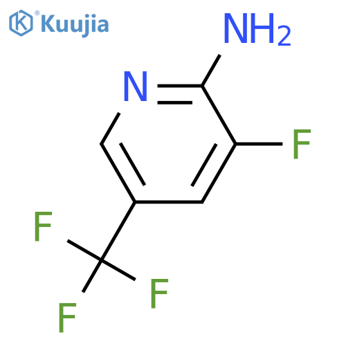 3-Fluoro-5-(trifluoromethyl)pyridin-2-amine structure