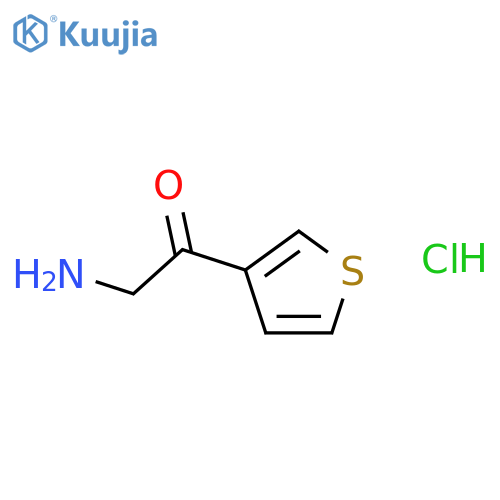 2-Amino-1-(3-thienyl)ethanone hydrochloride structure