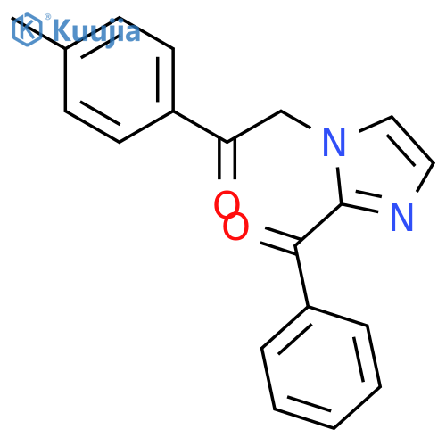 Ethanone, 2-(2-benzoyl-1H-imidazol-1-yl)-1-(4-methylphenyl)- structure