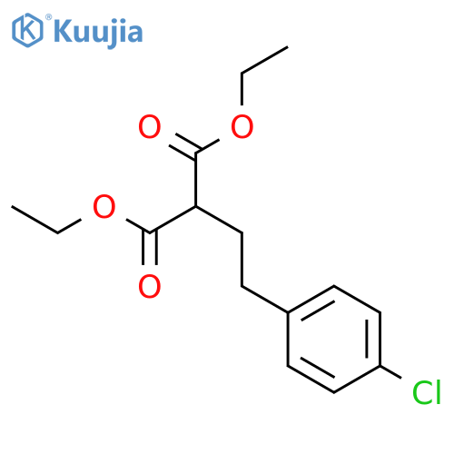 PROPANEDIOIC ACID, [2-(4-CHLOROPHENYL)ETHYL]-, DIETHYL ESTER structure