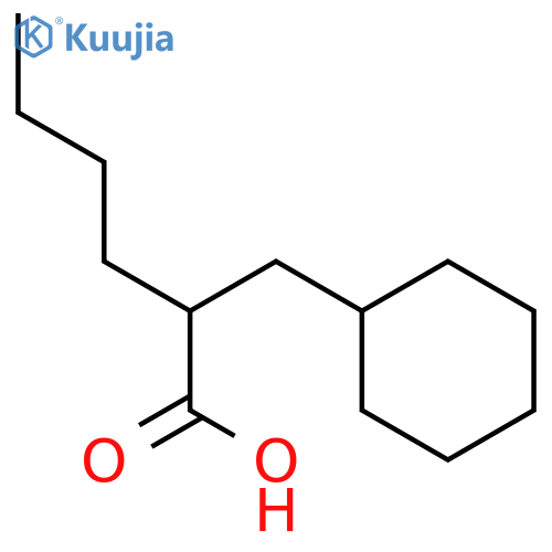 Cyclohexanepropanoicacid, a-butyl- structure