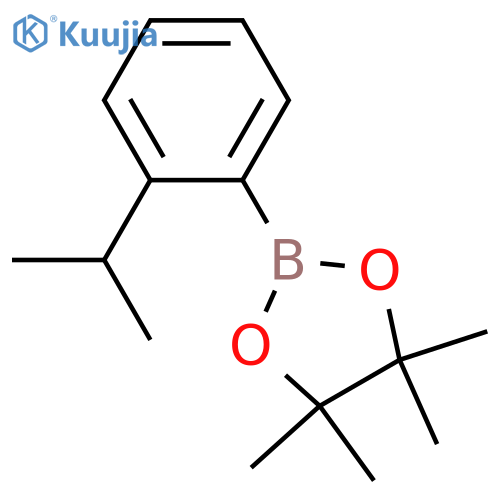 4,4,5,5-tetramethyl-2-2-(propan-2-yl)phenyl-1,3,2-dioxaborolane structure