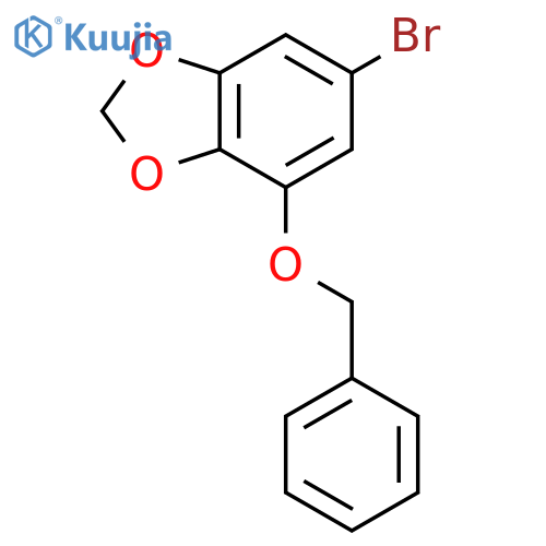4-(Benzyloxy)-6-bromo-1,3-benzodioxole structure