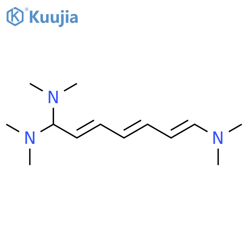 2,4,6-Heptatriene-1,1,7-triamine, N,N,N',N',N'',N''-hexamethyl- structure