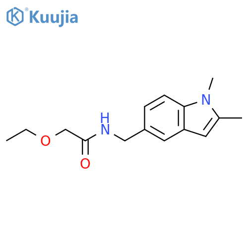 Acetamide, N-[(1,2-dimethyl-1H-indol-5-yl)methyl]-2-ethoxy- structure