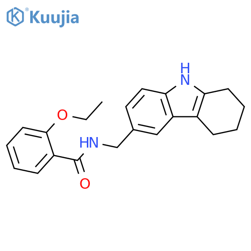 2-ethoxy-N-(2,3,4,9-tetrahydro-1H-carbazol-6-yl)methylbenzamide structure