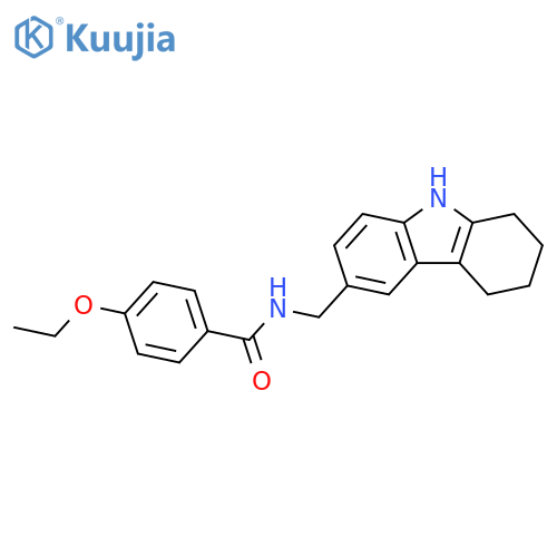 4-ethoxy-N-(2,3,4,9-tetrahydro-1H-carbazol-6-yl)methylbenzamide structure