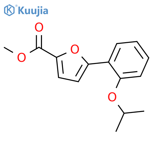 2-Furancarboxylic acid, 5-[2-(1-methylethoxy)phenyl]-, methyl ester structure