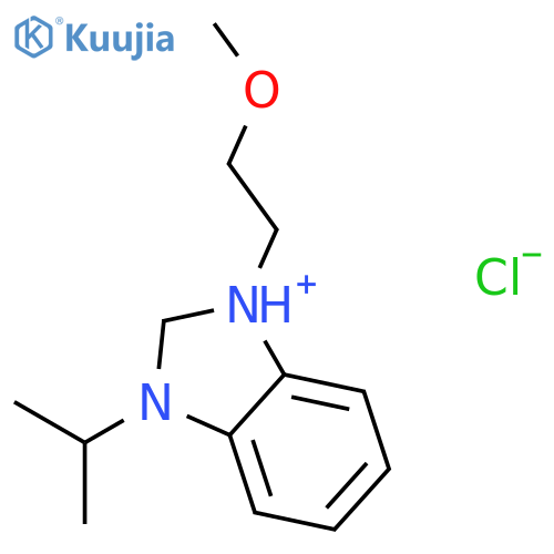 1H-Benzimidazolium, 1-(2-methoxyethyl)-3-(1-methylethyl)-, chloride structure