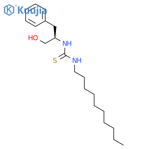Thiourea, N-decyl-N'-[(1R)-1-(hydroxymethyl)-2-phenylethyl]- structure