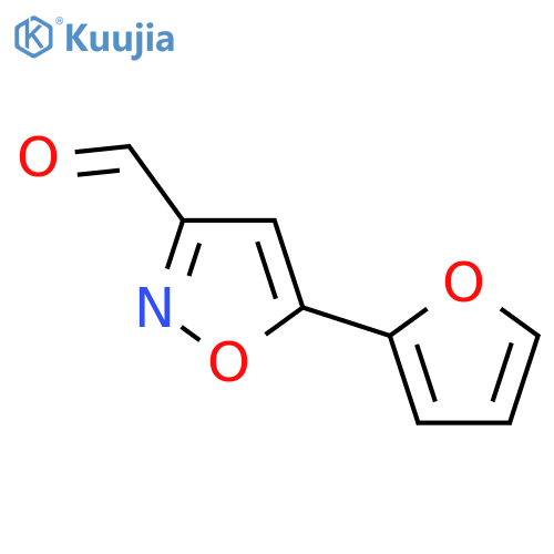 3-Isoxazolecarboxaldehyde,5-(2-furanyl)- structure