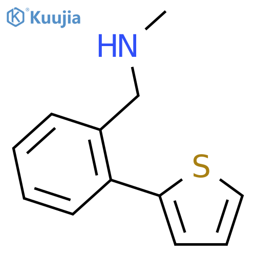 N-methyl-N-(2-thien-2-ylbenzyl)amine structure