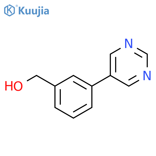 (3-Pyrimidin-5-ylphenyl)methanol structure