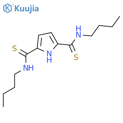 1H-Pyrrole-2,5-dicarbothioamide, N,N'-dibutyl- structure