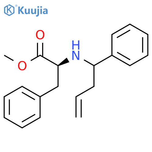 L-Phenylalanine, N-(1-phenyl-3-butenyl)-, methyl ester structure