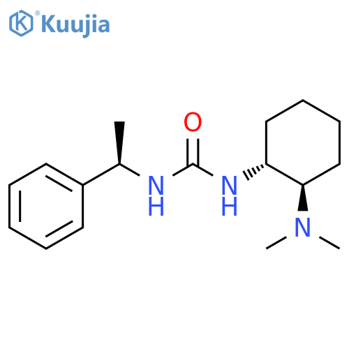 Urea, N-[(1R,2R)-2-(dimethylamino)cyclohexyl]-N'-[(1R)-1-phenylethyl]- structure