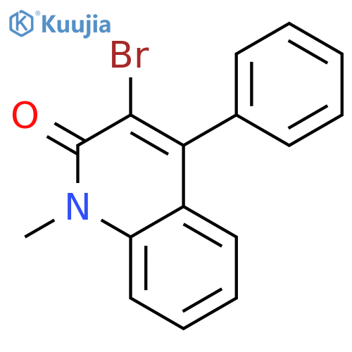 3-bromo-1-methyl-4-phenylquinolin-2-one structure