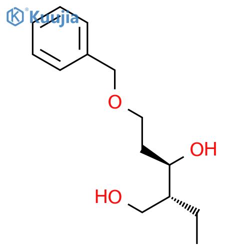 D-THREO-PENTITOL, 2,4-DIDEOXY-4-ETHYL-1-O-(PHENYLMETHYL)- structure