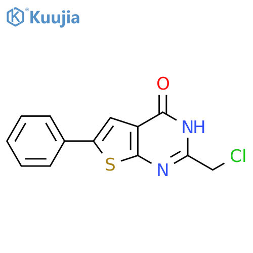 2-(Chloromethyl)-6-phenylthieno2,3-dpyrimidin-4(3H)-one structure