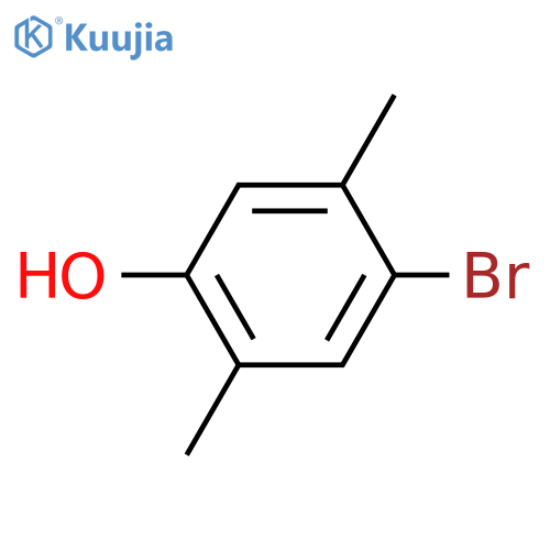 4-Bromo-2,5-dimethylphenol structure