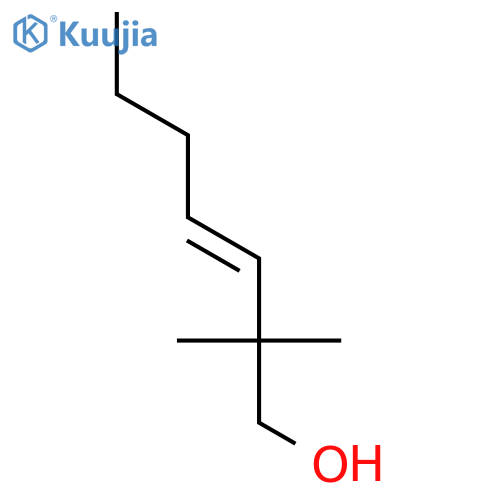 2,2-dimethylhept-3-en-1-ol structure