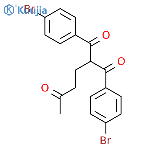 1,5-HEXANEDIONE, 2-(4-BROMOBENZOYL)-1-(4-BROMOPHENYL)- structure