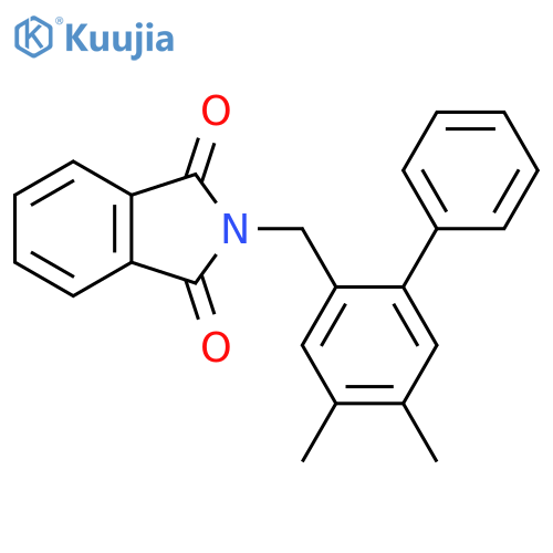 1H-Isoindole-1,3(2H)-dione, 2-[(4,5-dimethyl[1,1'-biphenyl]-2-yl)methyl]- structure