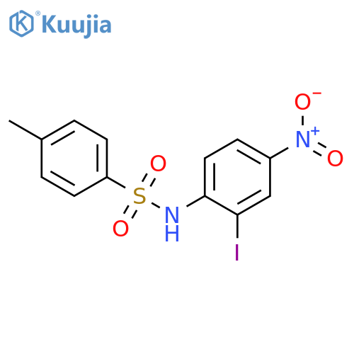 BENZENESULFONAMIDE, N-(2-IODO-4-NITROPHENYL)-4-METHYL- structure