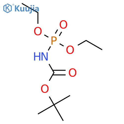 Diethyl N-(tert-Butoxycarbonyl)phosphoramidate structure