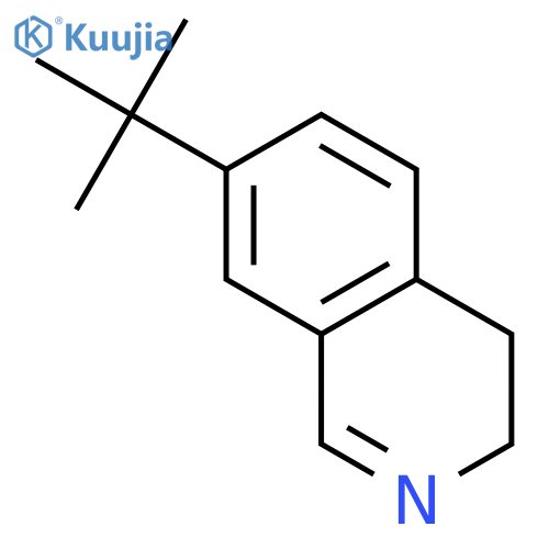 ISOQUINOLINE, 7-(1,1-DIMETHYLETHYL)-3,4-DIHYDRO- structure